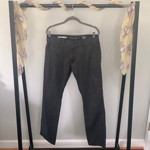 Express Men’s Black Pinstripe Rocco Dress Pants (30x30)